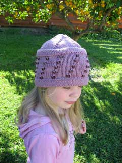 Beaded Organic Merino Wool Hat