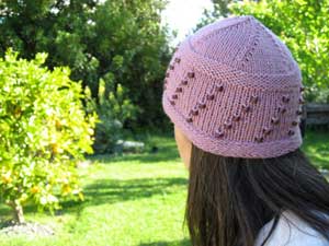 Beaded Organic Merino Wool Hat